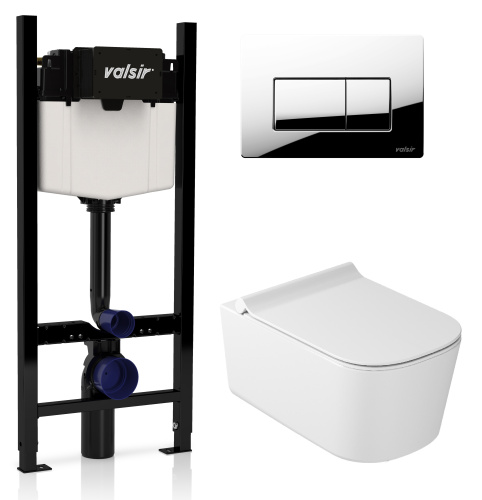Комплект унитаза с инсталляцией VALSIR KIT VSCR 5486 Slim
